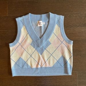 Princess Polly cropped sweater vest